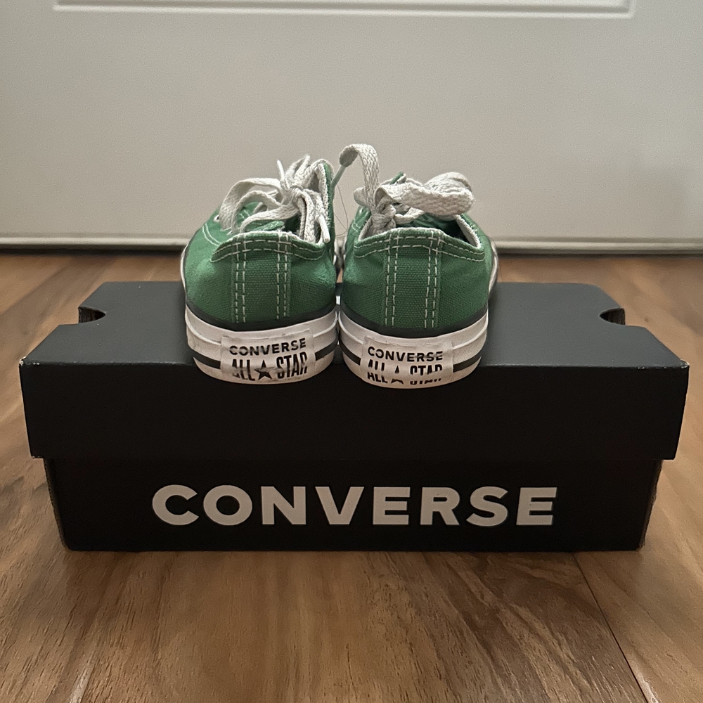 Converse Green Low-Top Sneakers